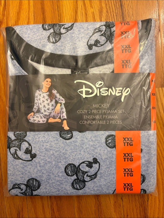 Disney Other - BNWT Disney Light Blue and Black Mickey Mouse 2-Piece Pajama Set